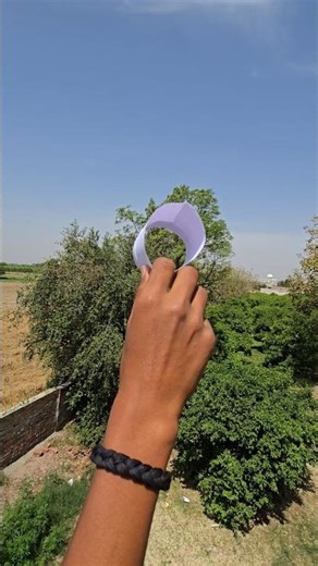 World's Best Paper Airplane Tutorial 🤗✈️ ,Viral Circular Airplane ,Tube Paper Plane #shorts​ #craft​