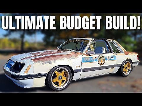 CUSTOM Built 4 EYE T-TOP FoxBody COUPE // 97.5% Used Parts Four Eye Notchback Mustang