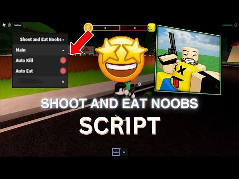 ROBLOX Shoot and Eat Noobs Script Hack | Auto Kill, Auto Eat *2025*