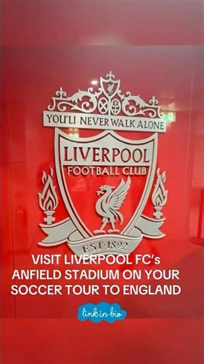 Liverpool FC Tour | Soccer tour to England | Visit Liverpool’s Anfield for a Stadium & Museum Tour