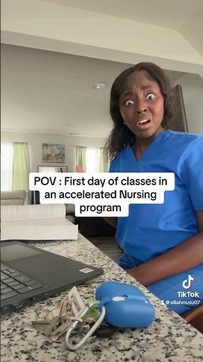 First day of classes in a accelerated nursing program #shorts #viral #nursing #funny #study