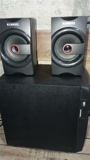 Speaker Aktif Super Subwoofer Bluetooth - USB - SD Card - Radio - Remote RINREI SR-878N / SR 878E