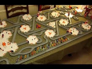 Huge HexBug Nano Construct MAZE challenge - Can any bug find the end winning Hex cell ?