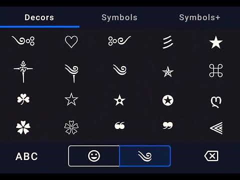 Fonts Aa Keyboard - Fonts Keyboard, Cool letters and symbols