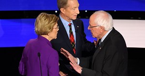 Sanders-Warren tension dominates final debate before Iowa caucuses