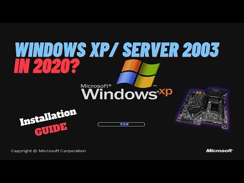 How to Install Windows XP or Server 2003 in 2020 with Intel Core i9 10900K and Z490 Motherboard