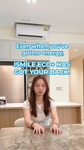 You might be out of energy, but your Daikin iSmile Eco ? Never 😌 Tirelessly doing its job to keep your air cool and fresh! #Daikin #DaikinSG #SmartCooling #iSmileEcoPlus | Daikin Singapore