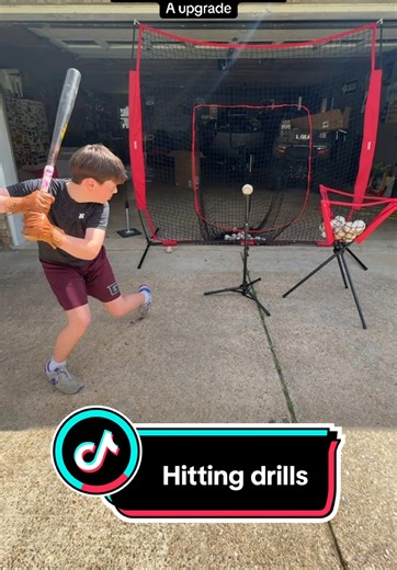 Backyard baseball practice net for hitting and pitching reps ⚾️ great for players who want extra swings at home @VEVOR Store #hittingdrills #baseballpractice #baseballszn