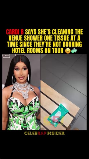 Cardi B's Unique Shower Routine on Tour