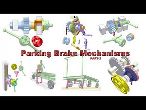 Parking Brake Mechanisms| PART 2| Mechanical engineering designs| Design Factory| Projects