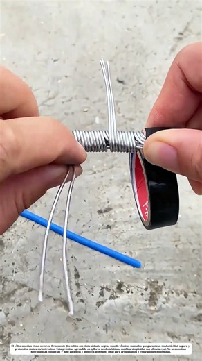 Enrollar con precisión: Cómo un gesto simple asegura conexiones eléctricas duraderas