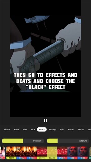 Black Flash Effect in Inshot 🔥 Cap-cut Effect recreated simply! (no premium) ✨😁