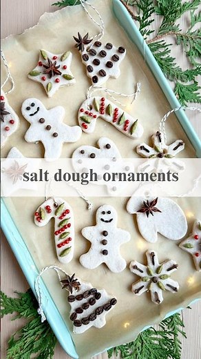 DIY Salt Dough Ornaments 🎄 Fun & Easy Holiday Craft