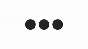 Three dots swapping places black and white loading animation. Ellipsis outline 2D cartoon preloader, flat ui element 4K video loader motion graphic. Rotating balls waiting animated indicator gif