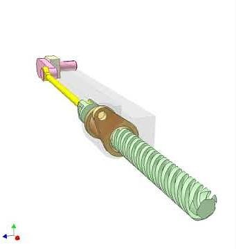Screw-slider-crank mechanism
