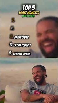 Drake Top 5 Best Moments 🔥 Legendary Drake Highlights #drake #rap #hiphop