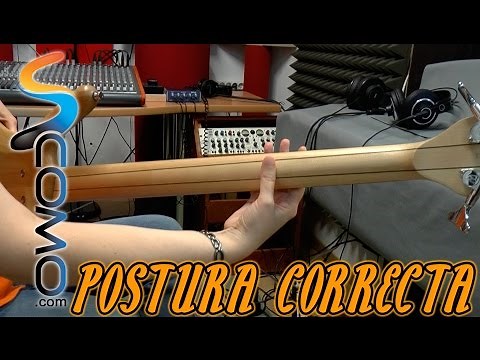Correct posture for playing bass - electric bass tutorial