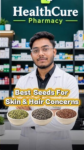 Best Seeds for Hair Growth & Glowing Skin 🌱 | #shorts #seeds #health