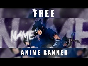 How to Make a FREE Anime Banner 2023 | Sasuke Themed | Pixlr Tutorial