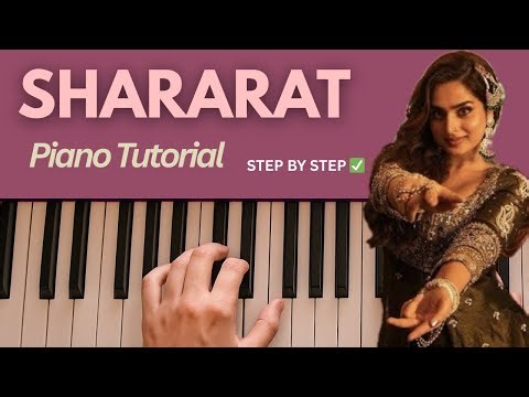 Shararat song Piano Tutorial | Dhurandar | Easy piano notes | Music with Preet 