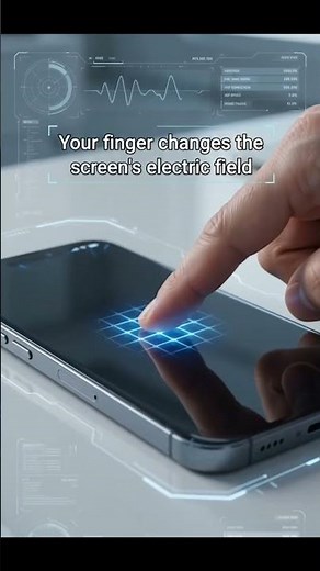 The Secret Behind Touchscreens 📱⚡#Technology #TechFacts #Smartphone