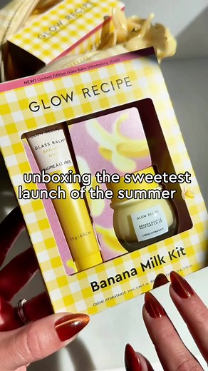 Banana Milk Kit: Glow Recipe Banana Lip Balm & Soufflé Cream
