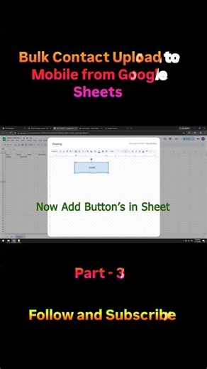 Bulk Contact Upload to Mobile from Google Sheets #spreadsheetmagic