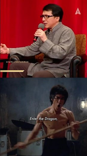 Bruce Lee Once Hit Jackie Chan In The Face With A Stick in "Enter The Dragon" #movies