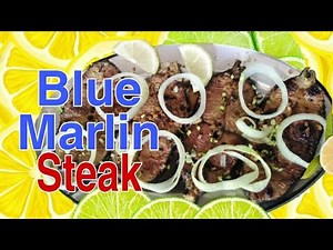 Blue Marlin Steak with Garlic Sauce Recipe