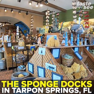 36K views · 117 reactions | 什 SPONGE DOCKS  Greek food. Sponges. Culture. The Tarpon Springs Sponge Docks is the place to be! Details >> https://wfts.tv/2yyBTju | Zack Perry | Facebook