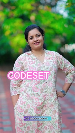 F1123 | Comfortable & Stylish Cotton CoOrd Set | Codeset