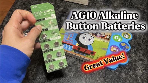 Watch AG10 Alkaline Button Batteries -- Great Value! on Amazon Live