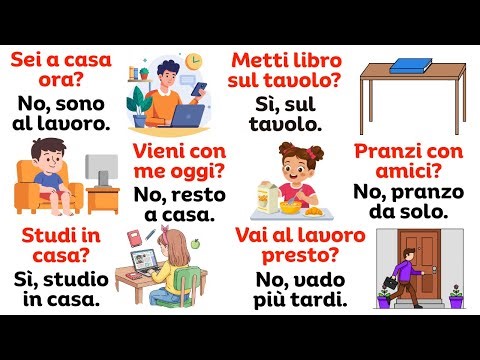 Master Daily Italian Prepositions | 100 Q&A Practice (A1–A2) | Learn Italian