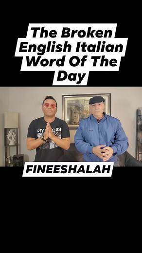 31K views · 824 reactions | The Broken English Italian Word Of The Day | The Uncle Louie Variety Show | Facebook