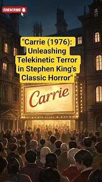 "Carrie (1976): Unleashing Telekinetic Terror in Stephen King's Classic Horror"