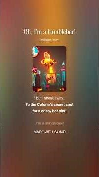 Oh, I'm a bumblebee! #funny #meme full lyrics of bumblebee