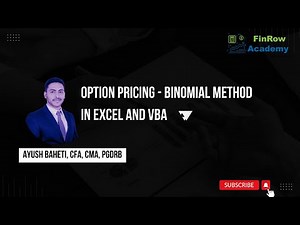 Option Pricing - Binomial Model using Excel and VBA