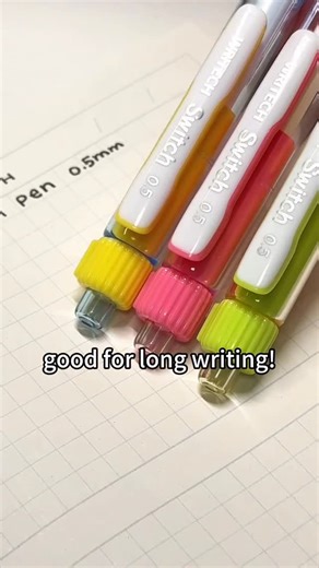 Writech | Creative Writing Supplies on Instagram: "Ever had a pen that just makes writing fun? 😍 The Switch Gel Pen does that — click it silent or clicky, soft-touch grip that feels like it was made for your hand, And it’s just so smooth that your notes, doodles, or journaling feel effortless 💖 #writech #writech #stationery #stationerylovers #inkjoy"
