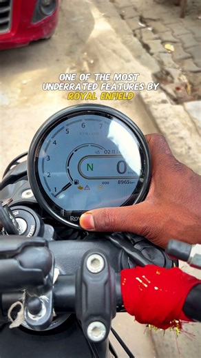 Auto day/night display 🔥 — small feature.... #royalenfield #guerrilla450 #trendingnow #fypage