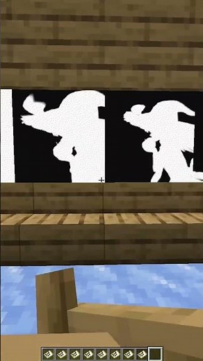 Minecraft Bad Apple 😬 #Shorts