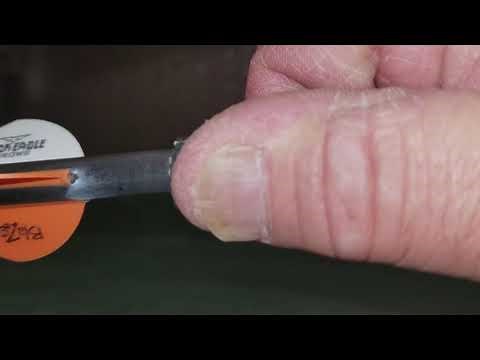 Ravin Crossbow. Turning off lighted nock the easy way.