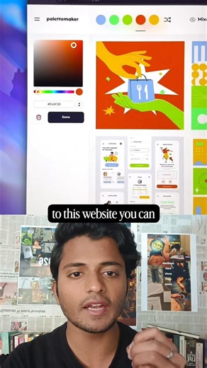 Website to automatically generate a full set of color schemes #color #palette #graphicdesign