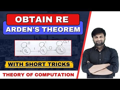 Conversion of Finite Automata to Regular Expression in TOC | Arden's Theorem | short tricks 🔥P-1