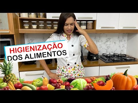 COMO LAVAR FRUTAS, LEGUMES E VERDURAS - maneira correta e EFICAZ de fazer a HIGIENIZAÇÃO