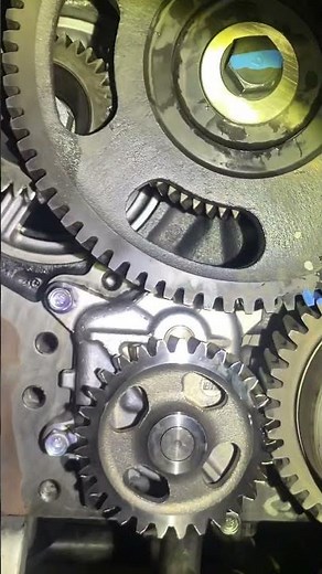 4hk1 engine timing gears ⚙️ #isuzu #4hk1 #trending #shorts #plz_subscribe_my_channel #TDC #fyp #art