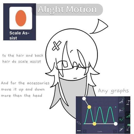 Head bounce tutorial on alight motion! #fypシ #tutorial 