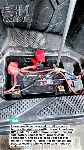 How to Replace & Install a Scooter Battery Correctly | Easy DIY Guide