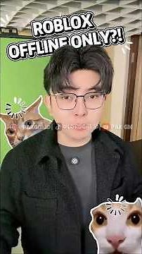 It's really weird that you can only play offline on Roblox