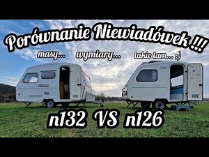 #133 Porównanie Przyczep Kempingowych Niewiadów n126 i n132 ! Wieloryb na Myjni i Pierwsze gotowanie
