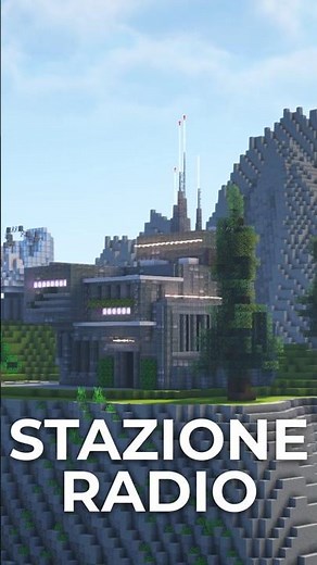 Osservatorio meteo futuristico - build minecraft #shorts #aesthetic